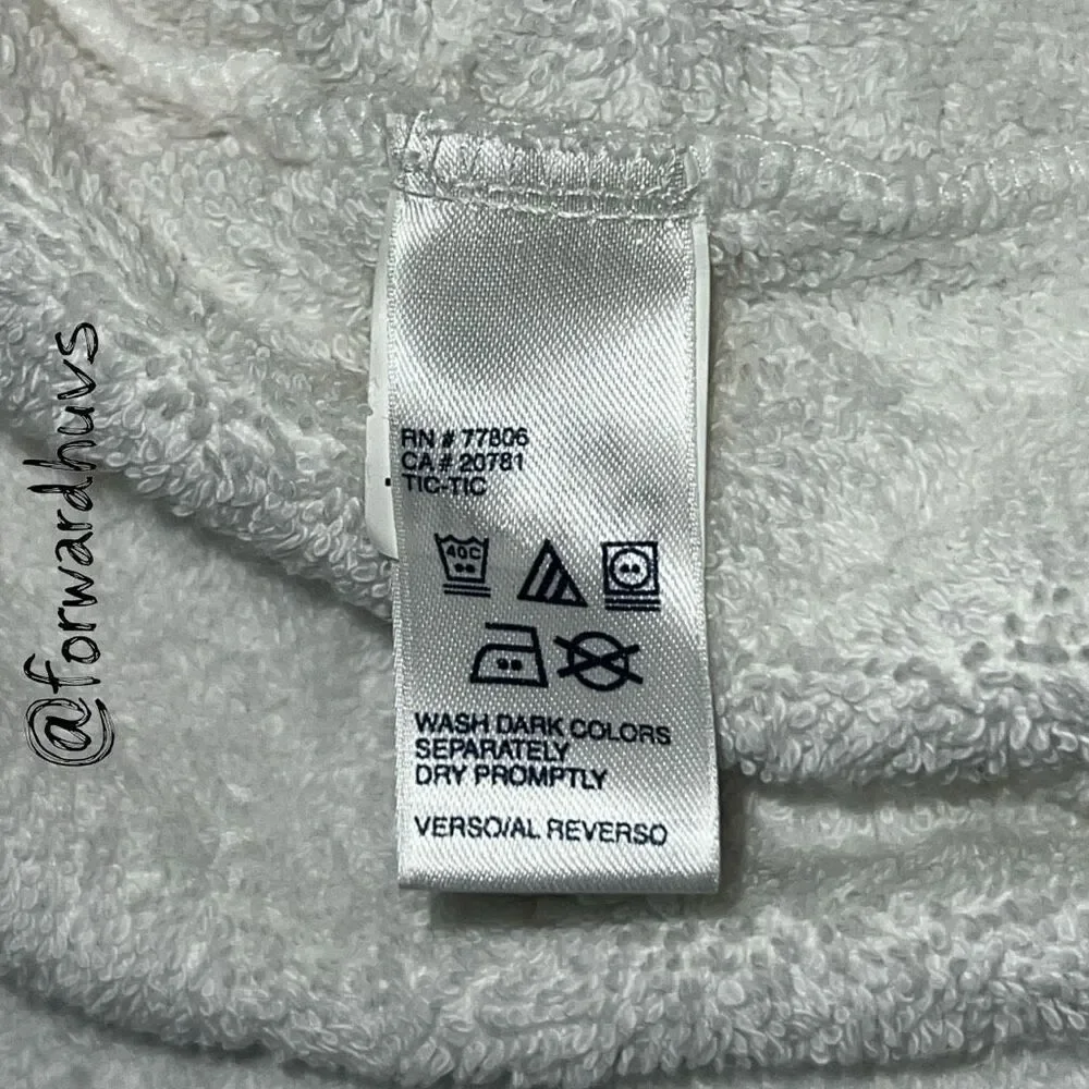 Tommy Hilfiger Infant Bath Wrap – One Size – Hooded Zip-Up – 100% Cotton